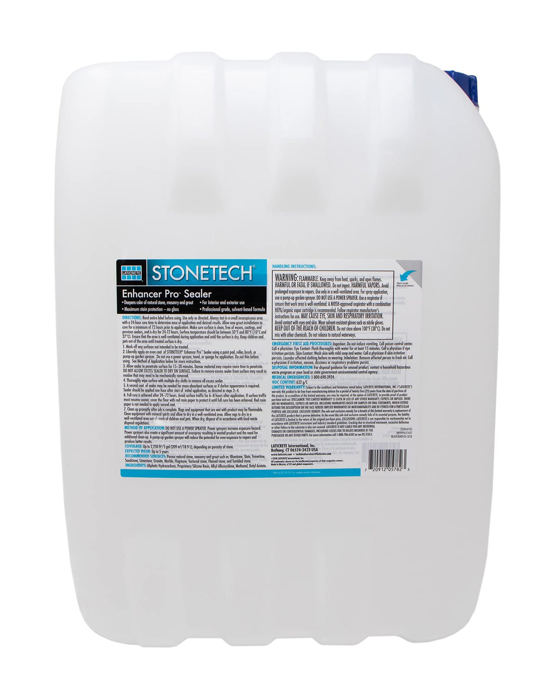 STONETECH Enhancer Pro Sealer, 5 Gallon (18.9L)