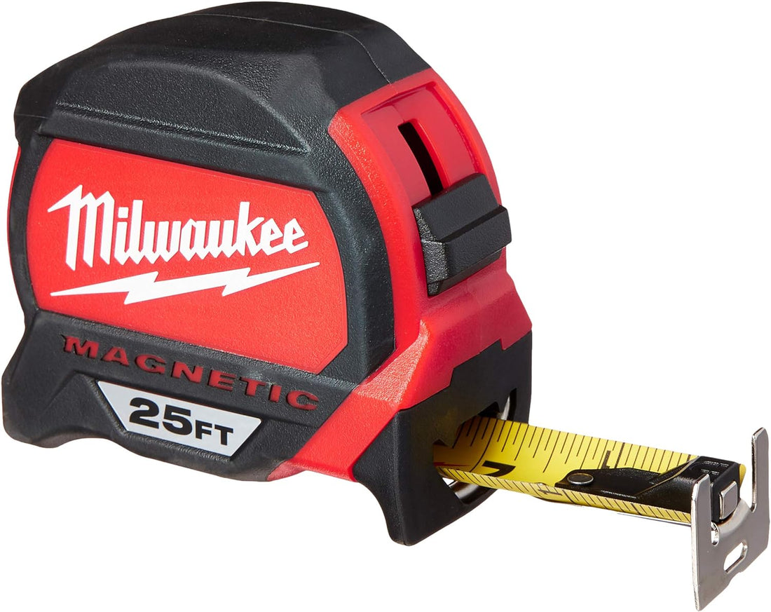 Milwaukee Tool 48-22-7125 Magnetic Tape Measure 25 ft x 1.83 Inch