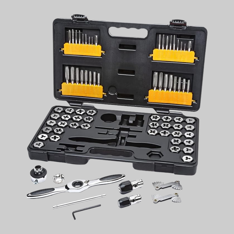 GEARWRENCH 77 Piece SAE/Metric Ratcheting Tap and Die Set -3887